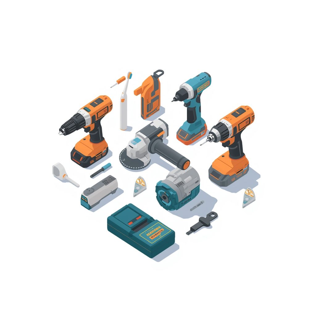 ابزارهای الکتریکی و باتری‌دار برای کارهای سریع و پرتابل